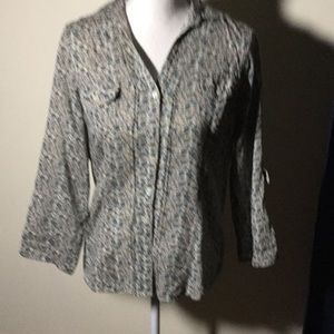 Love Potion Long Sleeved Button Down Top